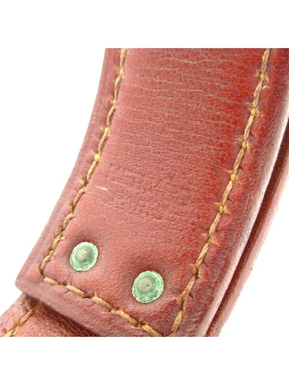 Hermes Bangle Corsair Leather Brown Silver Bracelet